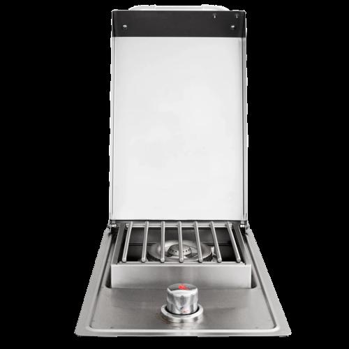 Bull 800500 Single Drop-In Side Burner | 15,000 BTU Stainless Steel
