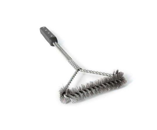 BROIL KING GRILL BRUSH - TRI-HEAD - TWISTED SS