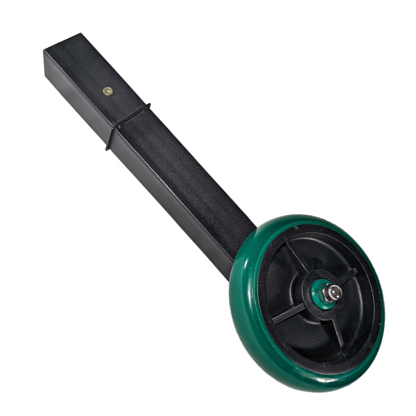 GMG Prime #3 Leg and Large Green Wheel For Prime+ USE WITH NEW SLOTTED BOTTOM SHELF